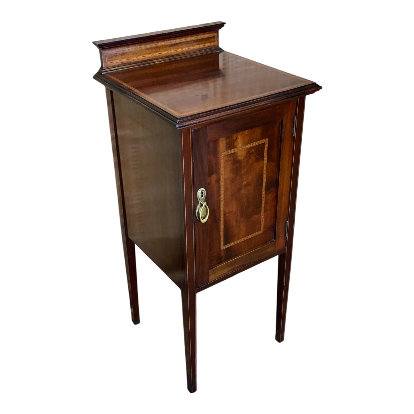 000517....Bedside Table Edwardian Nightstand ( sold )