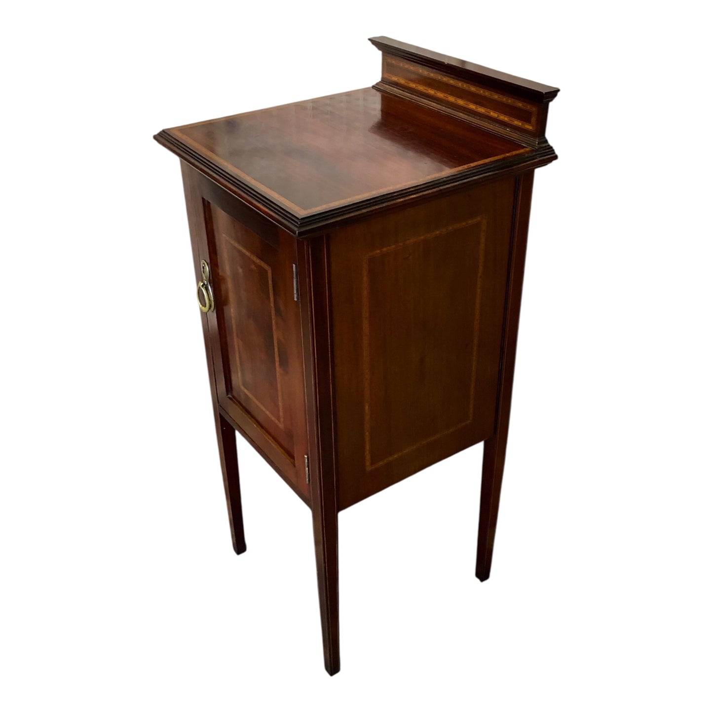000517....Bedside Table Edwardian Nightstand ( sold )