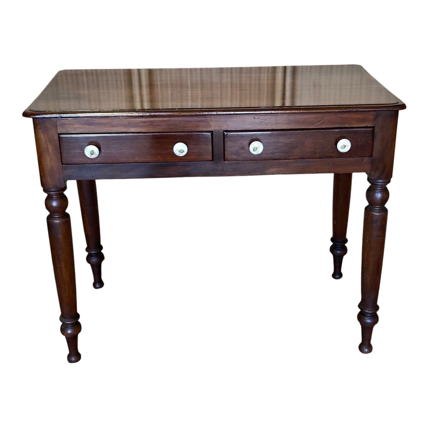 000514....Antique Mahogany Hall Or Writing Table