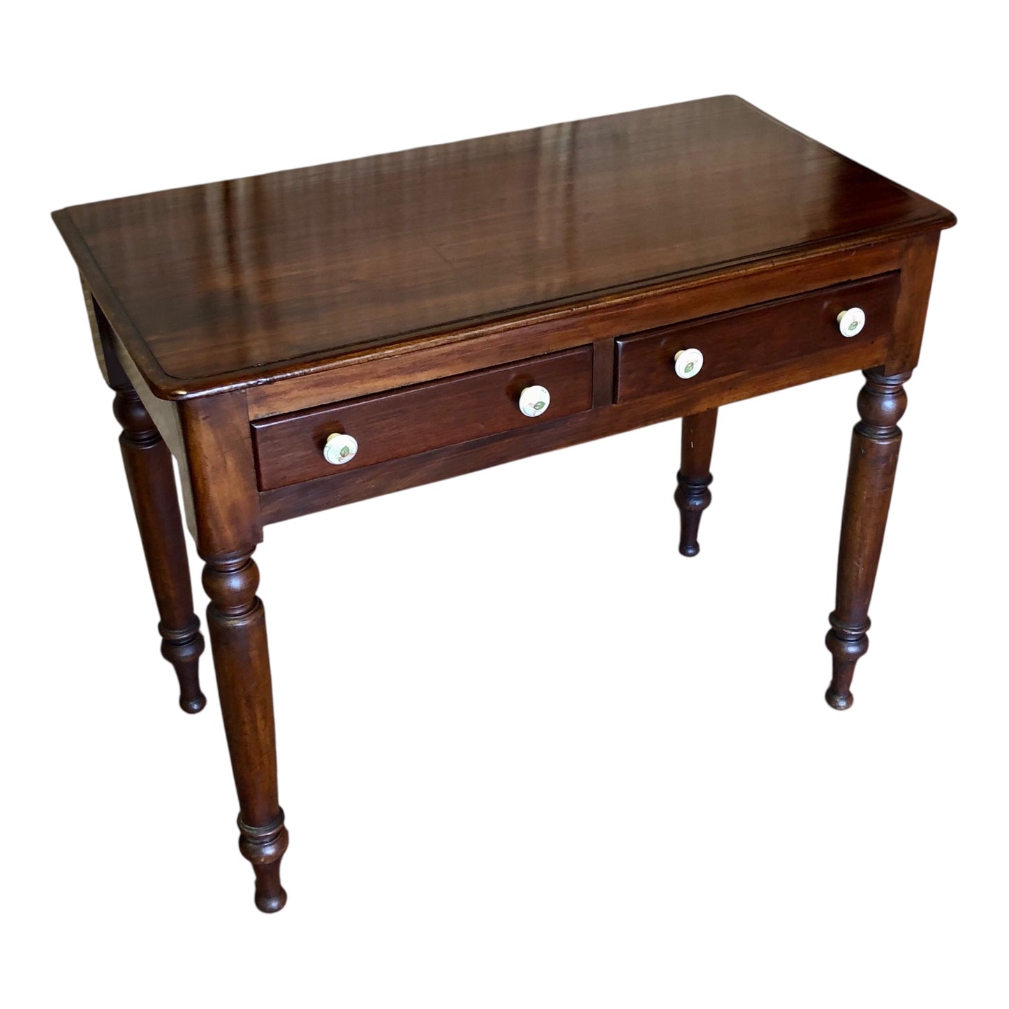 000514....Antique Mahogany Hall Or Writing Table