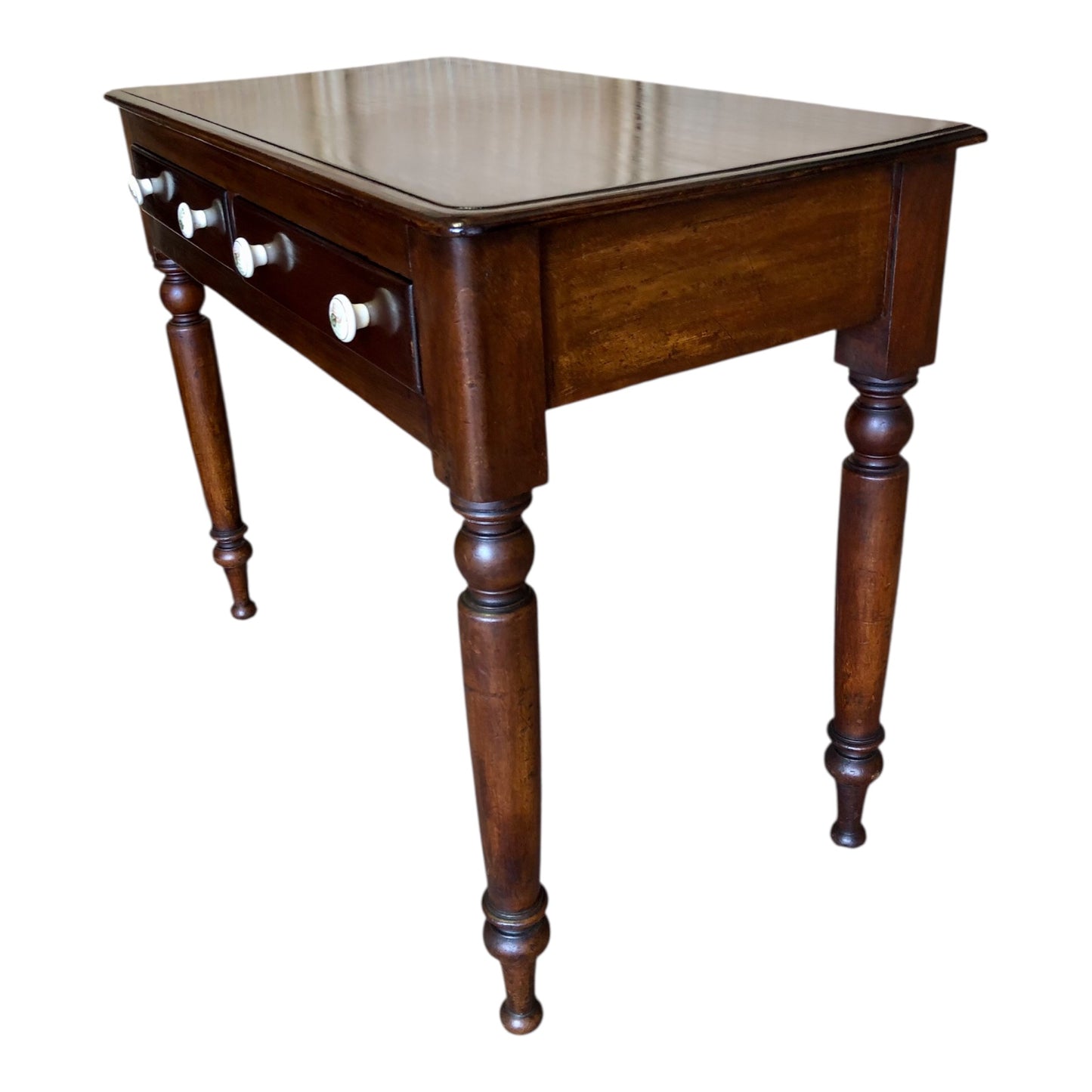 000514....Antique Mahogany Hall Or Writing Table