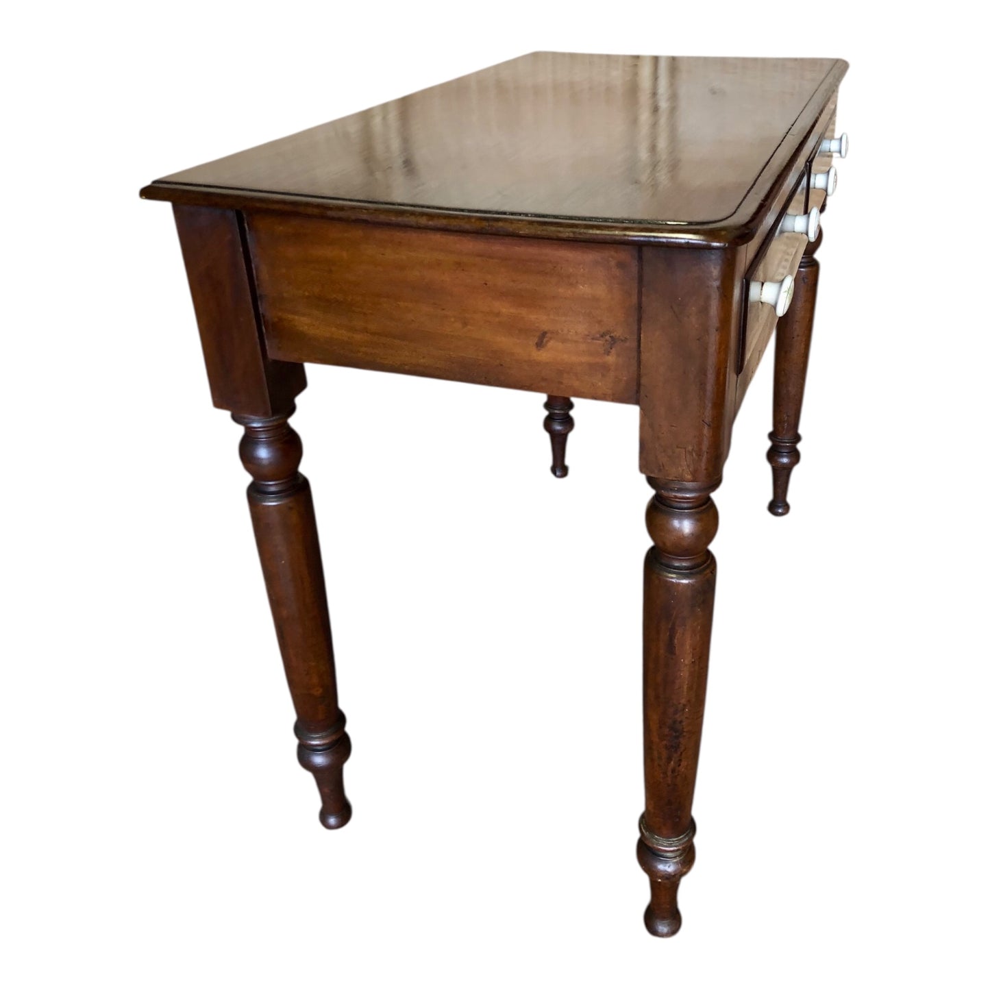 000514....Antique Mahogany Hall Or Writing Table