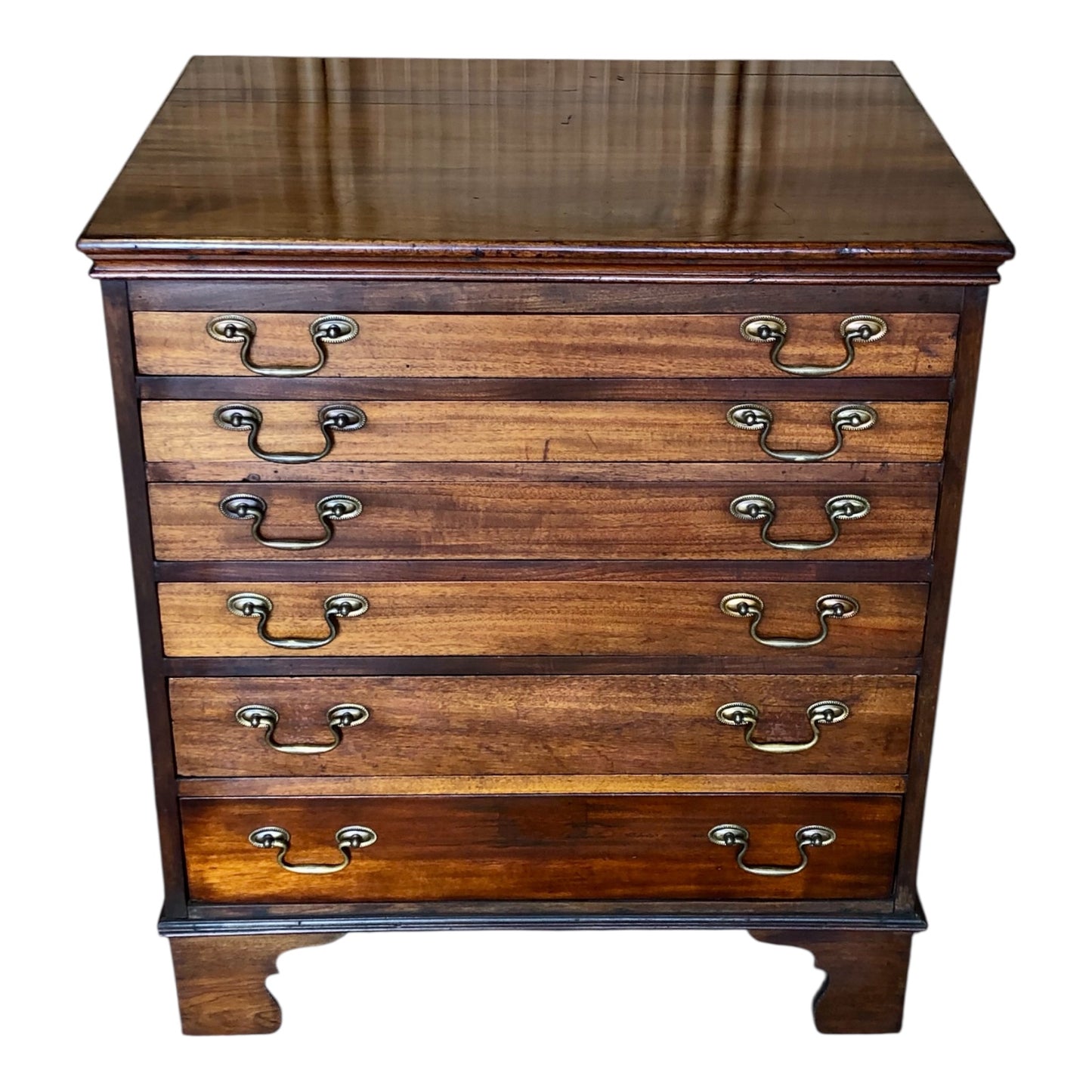 000511....Handsome Antique Collectors Chest Or Chart Chest