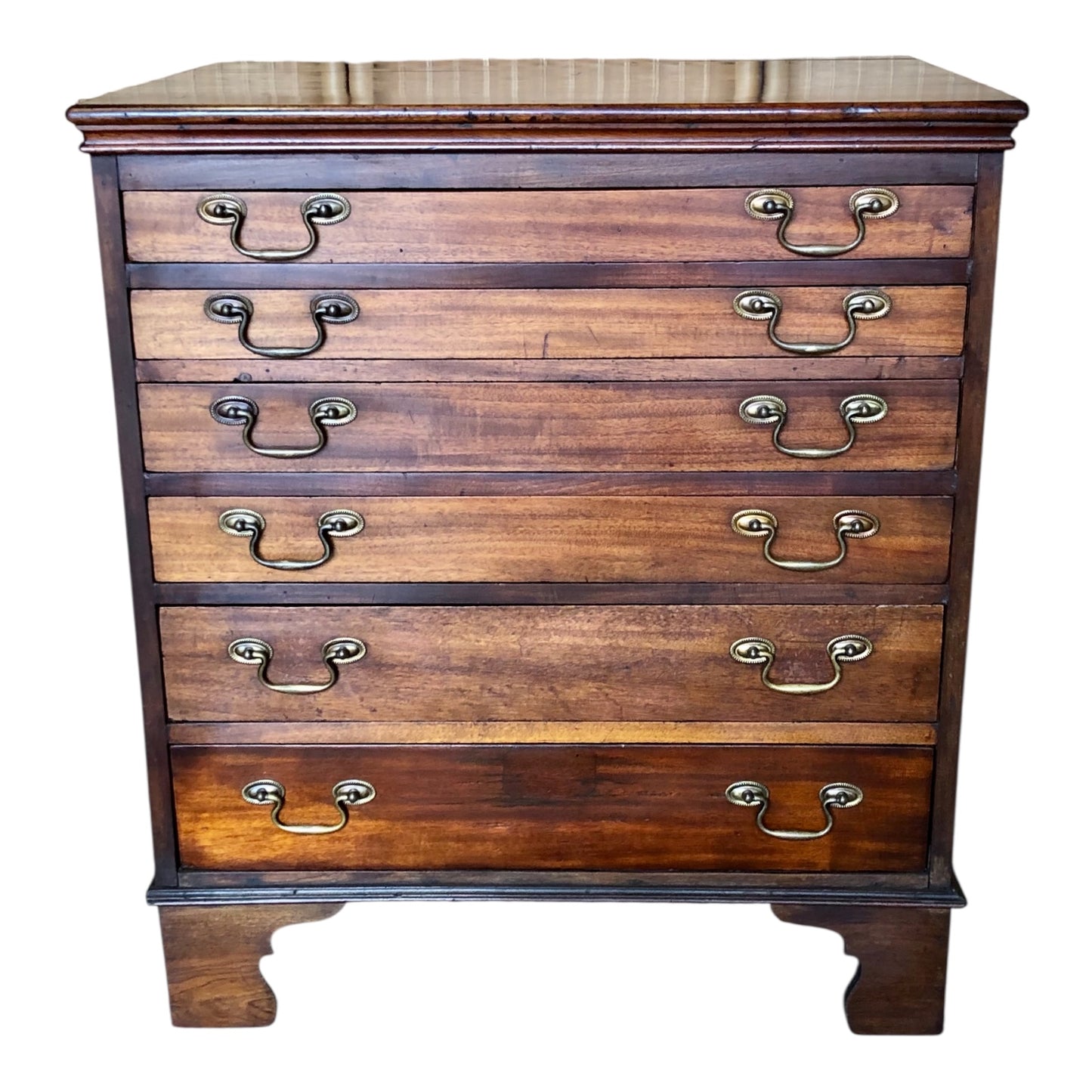 000511....Handsome Antique Collectors Chest Or Chart Chest