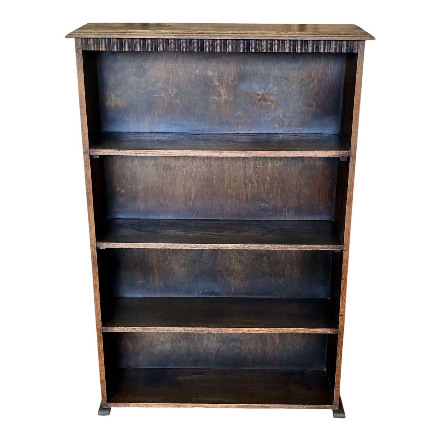 000510....Handsome Vintage Oak Bookcase