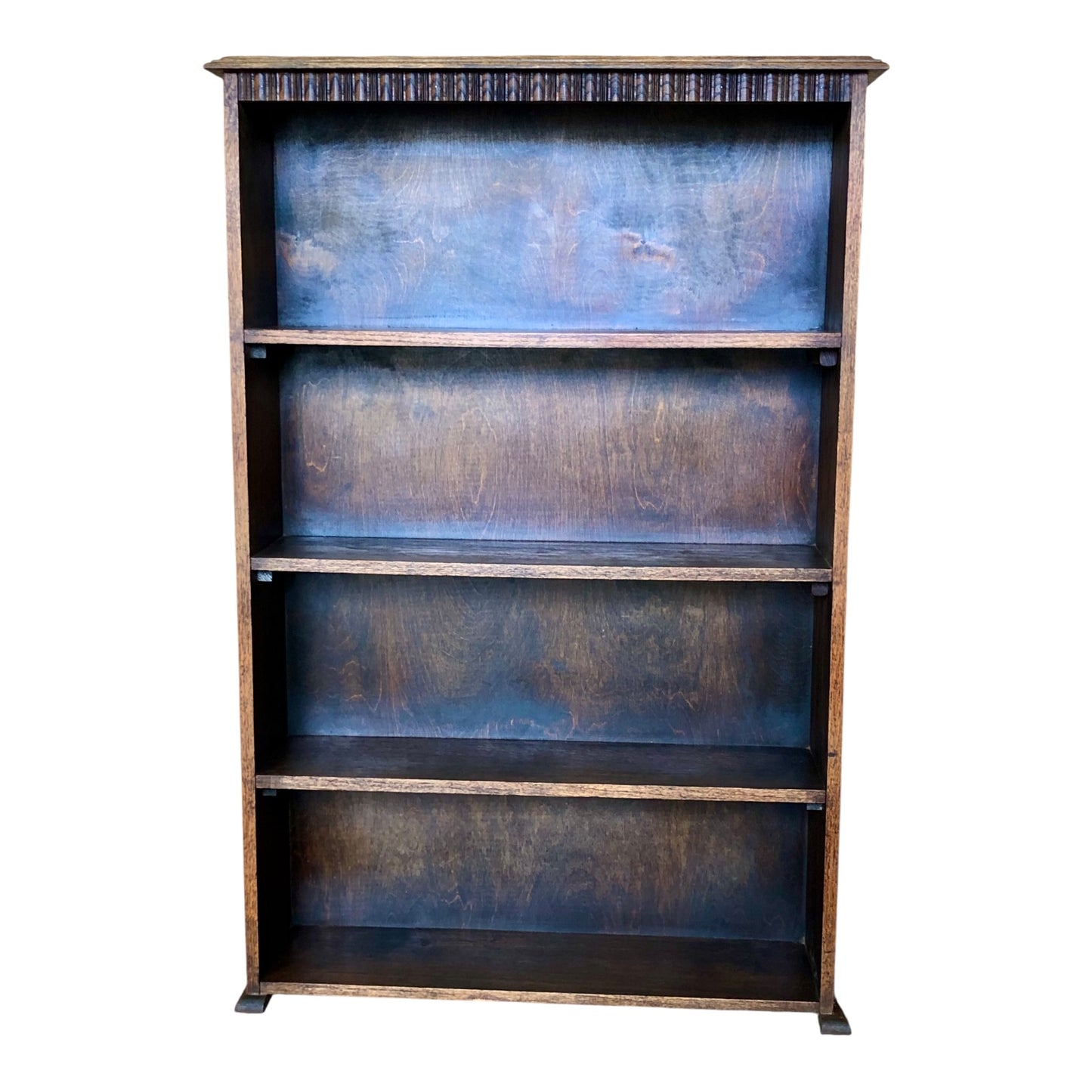 000510....Handsome Vintage Oak Bookcase