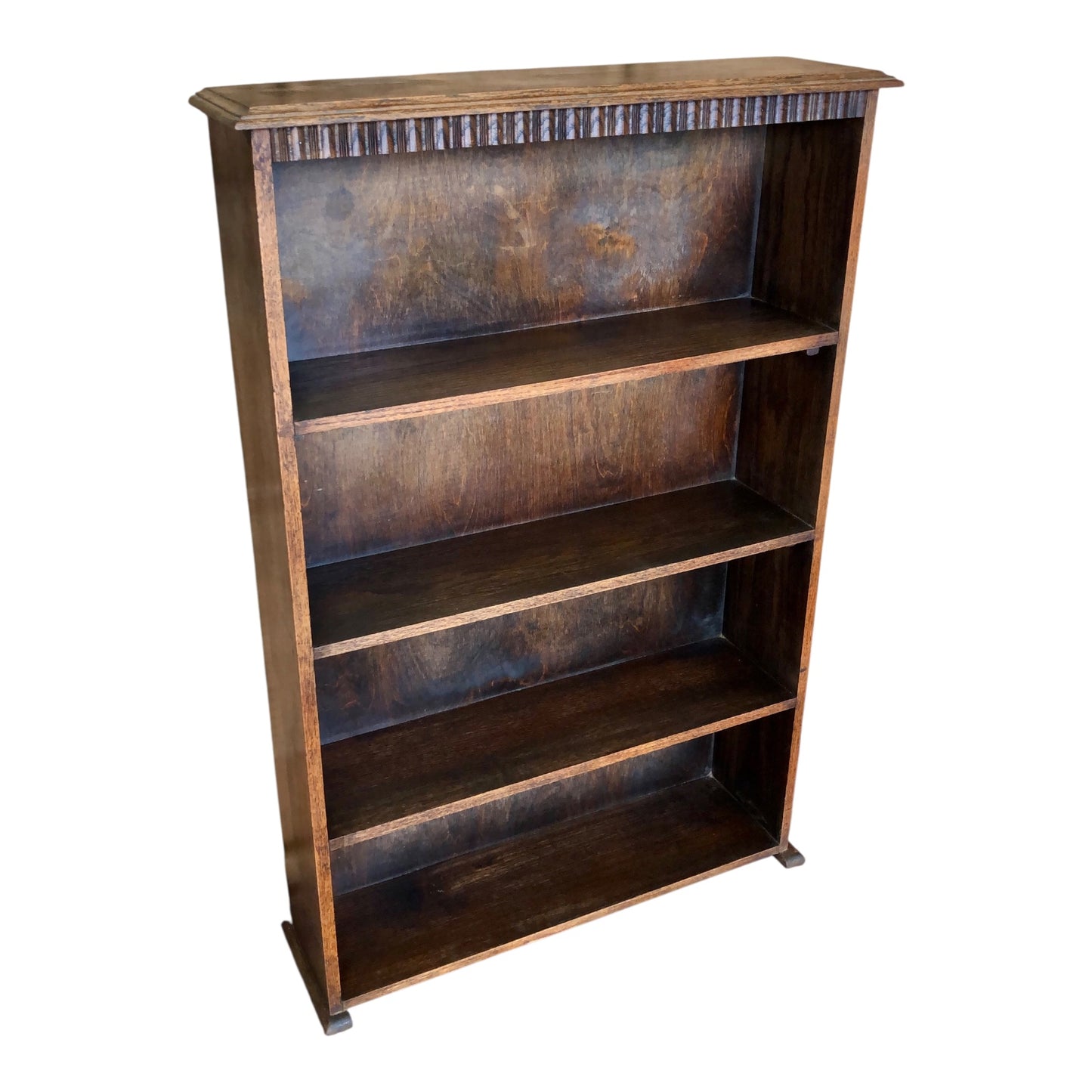 000510....Handsome Vintage Oak Bookcase