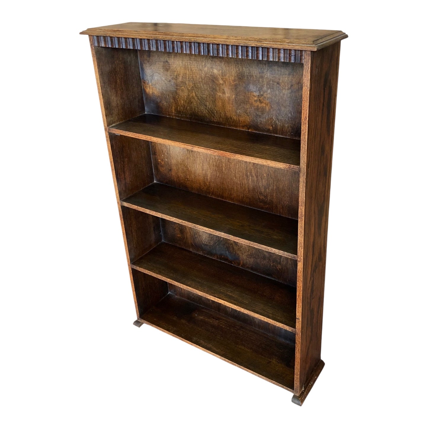 000510....Handsome Vintage Oak Bookcase