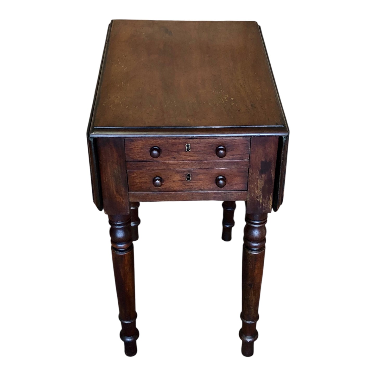 000509....Handsome Antique Mahogany Lamp Table