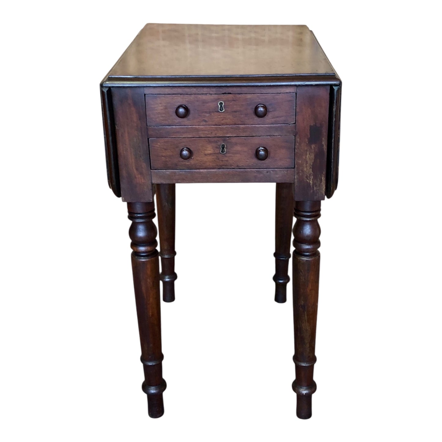 000509....Handsome Antique Mahogany Lamp Table