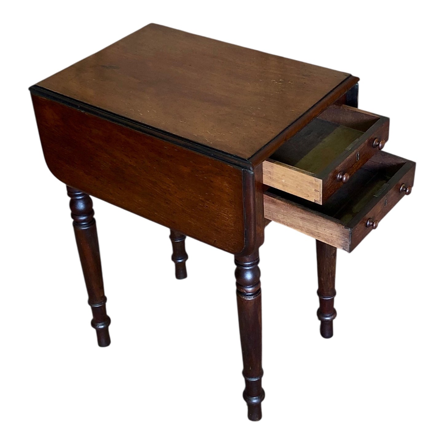 000509....Handsome Antique Mahogany Lamp Table