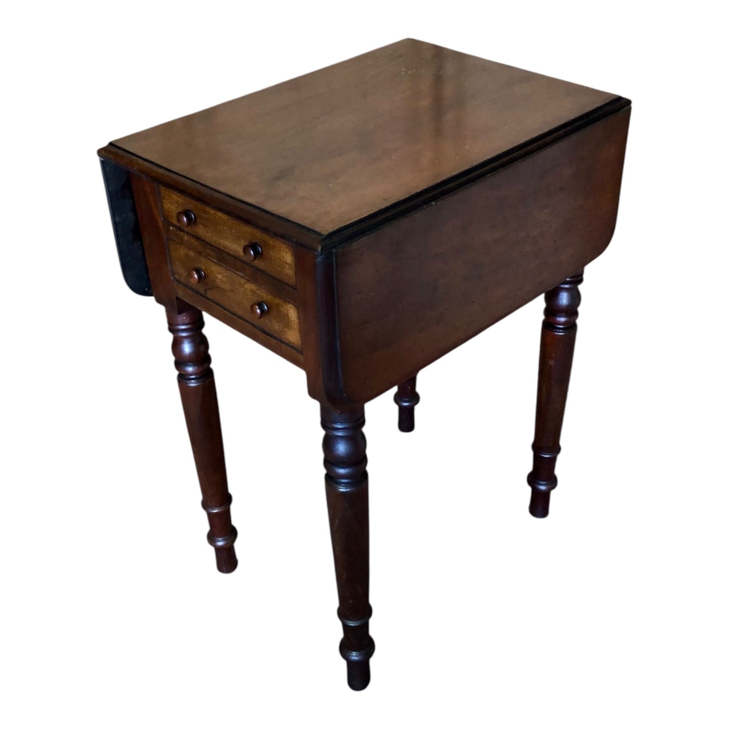 000509....Handsome Antique Mahogany Lamp Table