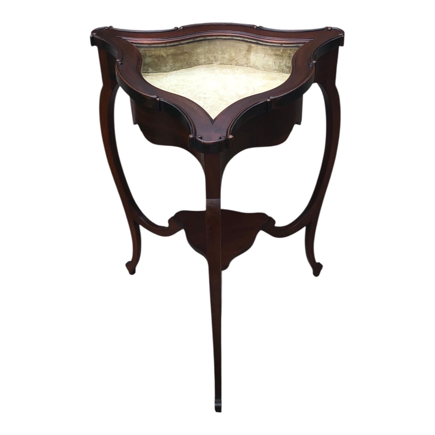 000508....Handsome Edwardian Mahogany Bijouterie Display Table