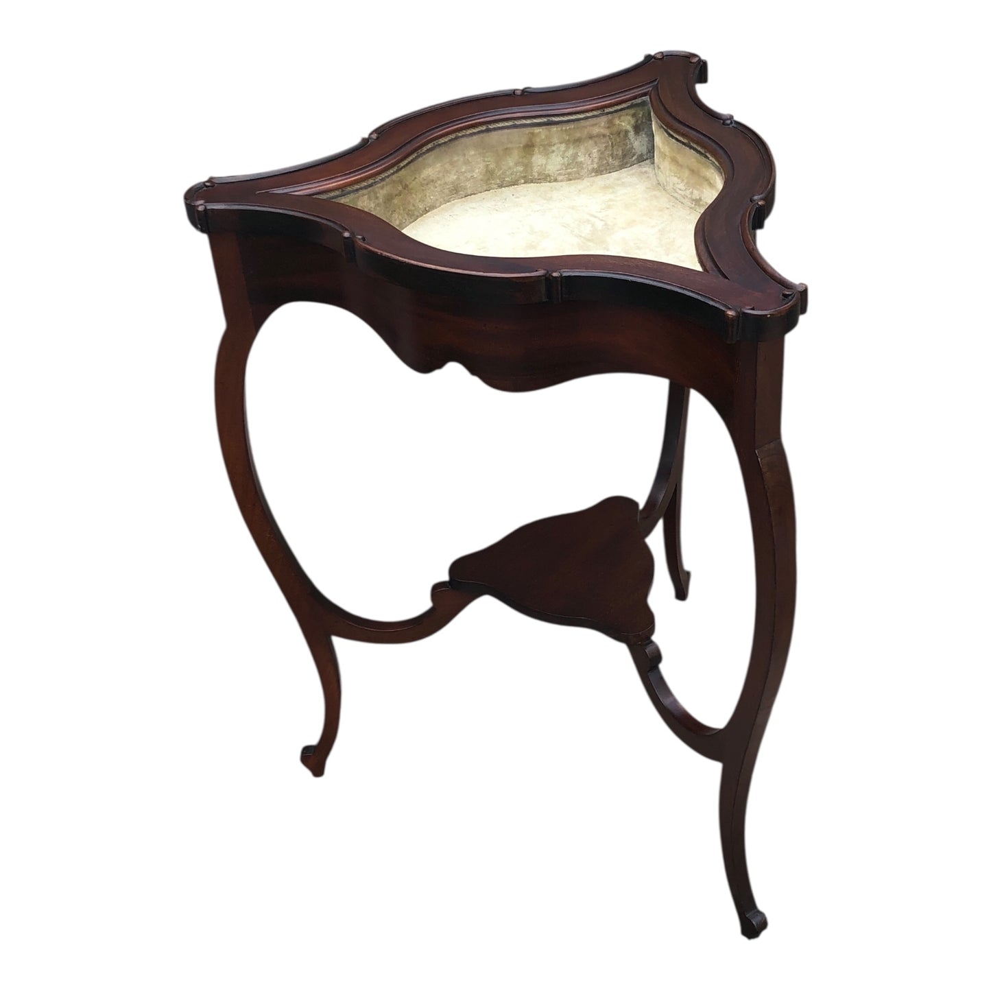 000508....Handsome Edwardian Mahogany Bijouterie Display Table
