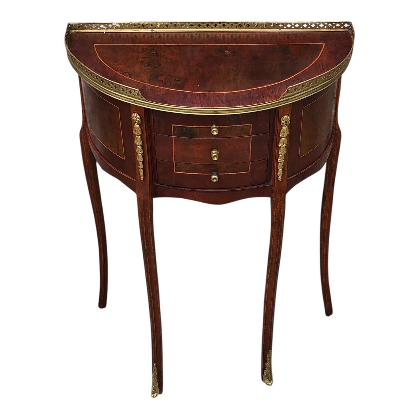 000502....Handsome Vintage French Lamp Or Bedside Table