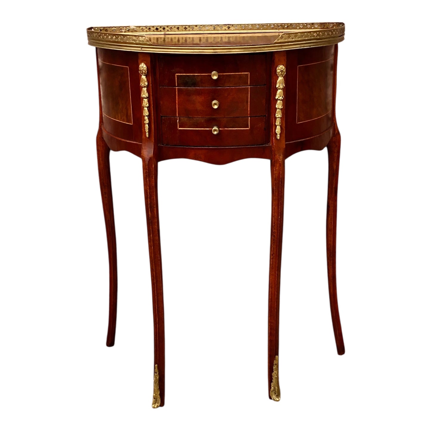 000502....Handsome Vintage French Lamp Or Bedside Table