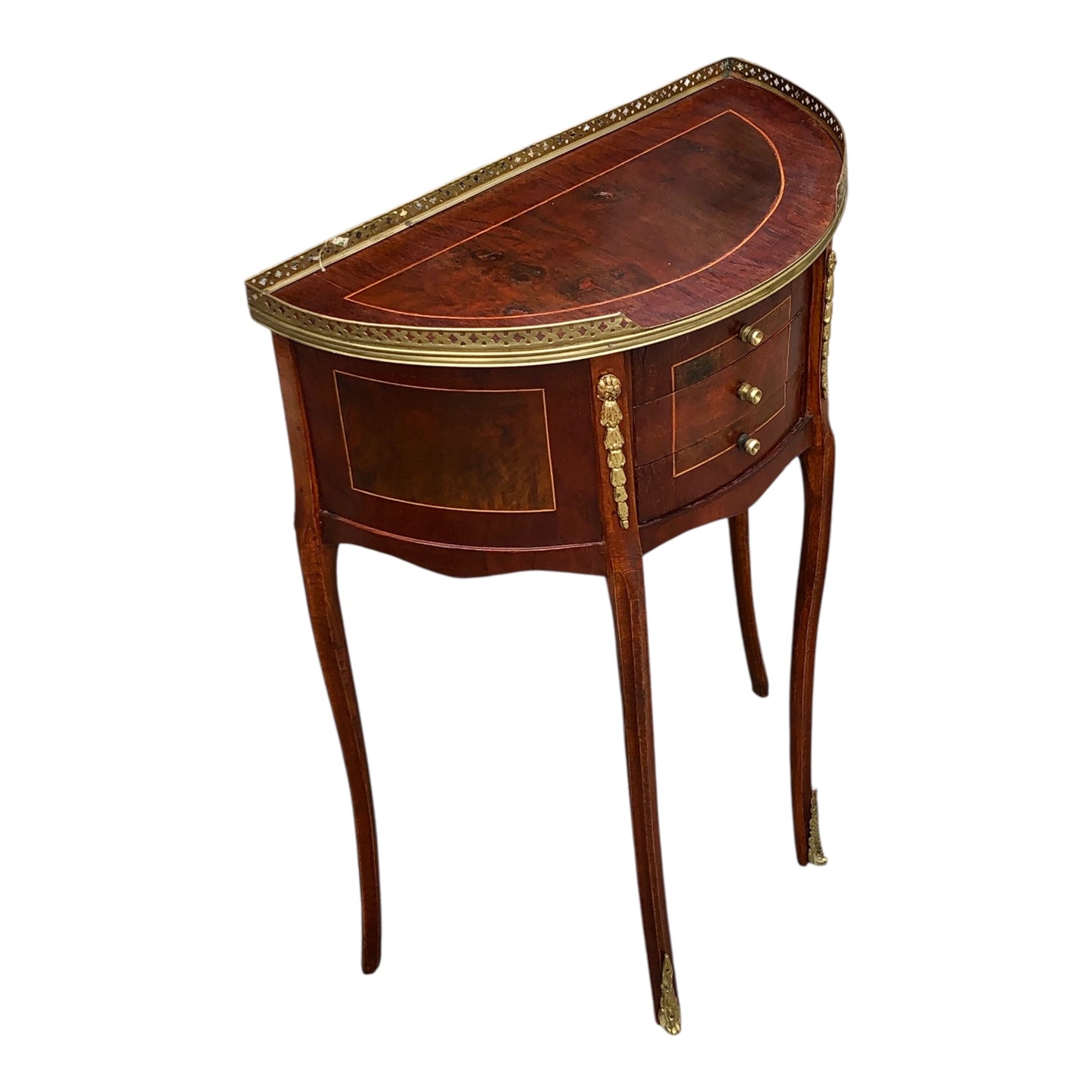 000502....Handsome Vintage French Lamp Or Bedside Table