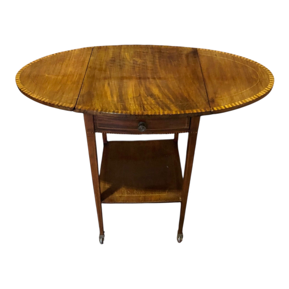 000486....Handsome Antique Mahogany Lamp Table