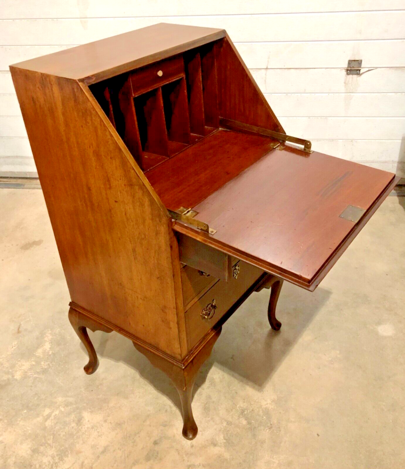 000871.....Handsome Small Mahogany Bureau / Writing Desk ( sold )