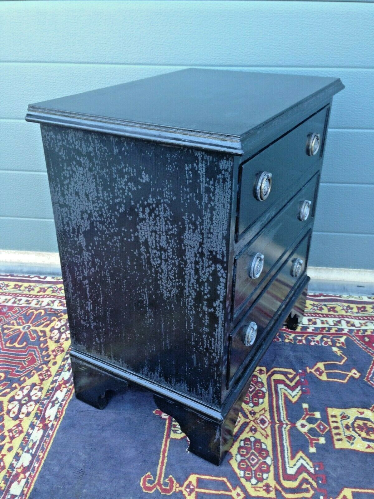 230.....Bedside Cabinets / Pair Of Refinished Vintage Bedside Chests