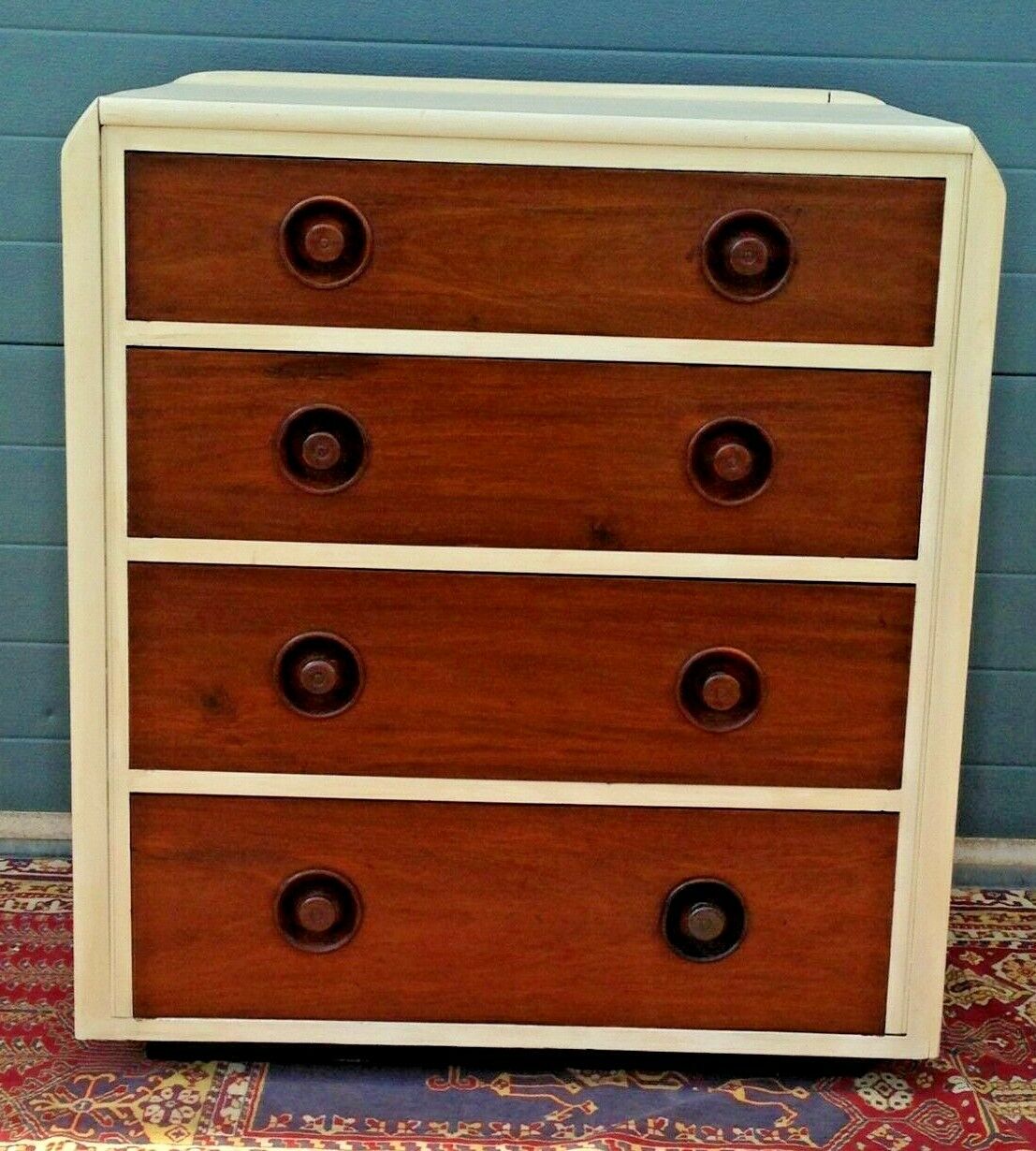 201.....Upcycled Art Deco Style Chest Of Drawers / Art Deco Chest ( SOLD )