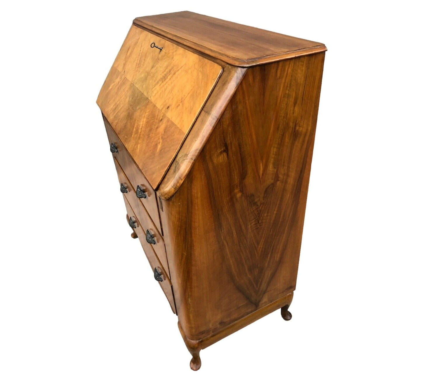 000895....Art Deco Walnut Bureau / Writing Desk ( sold )