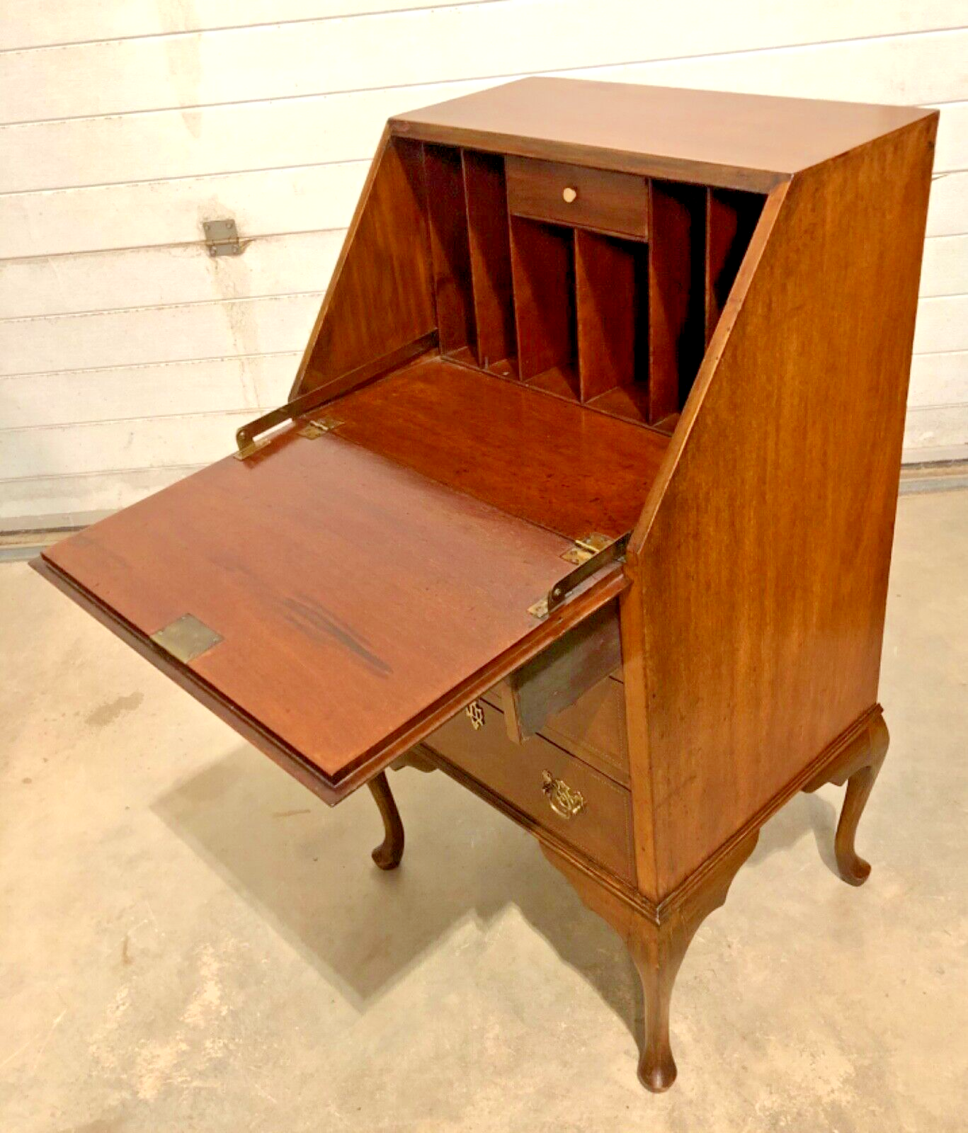 000871.....Handsome Small Mahogany Bureau / Writing Desk ( sold )