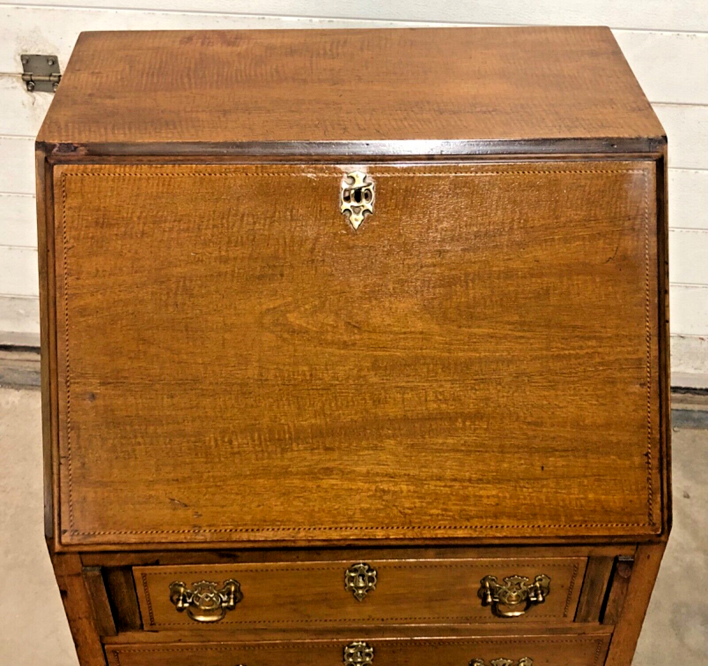 000871.....Handsome Small Mahogany Bureau / Writing Desk ( sold )