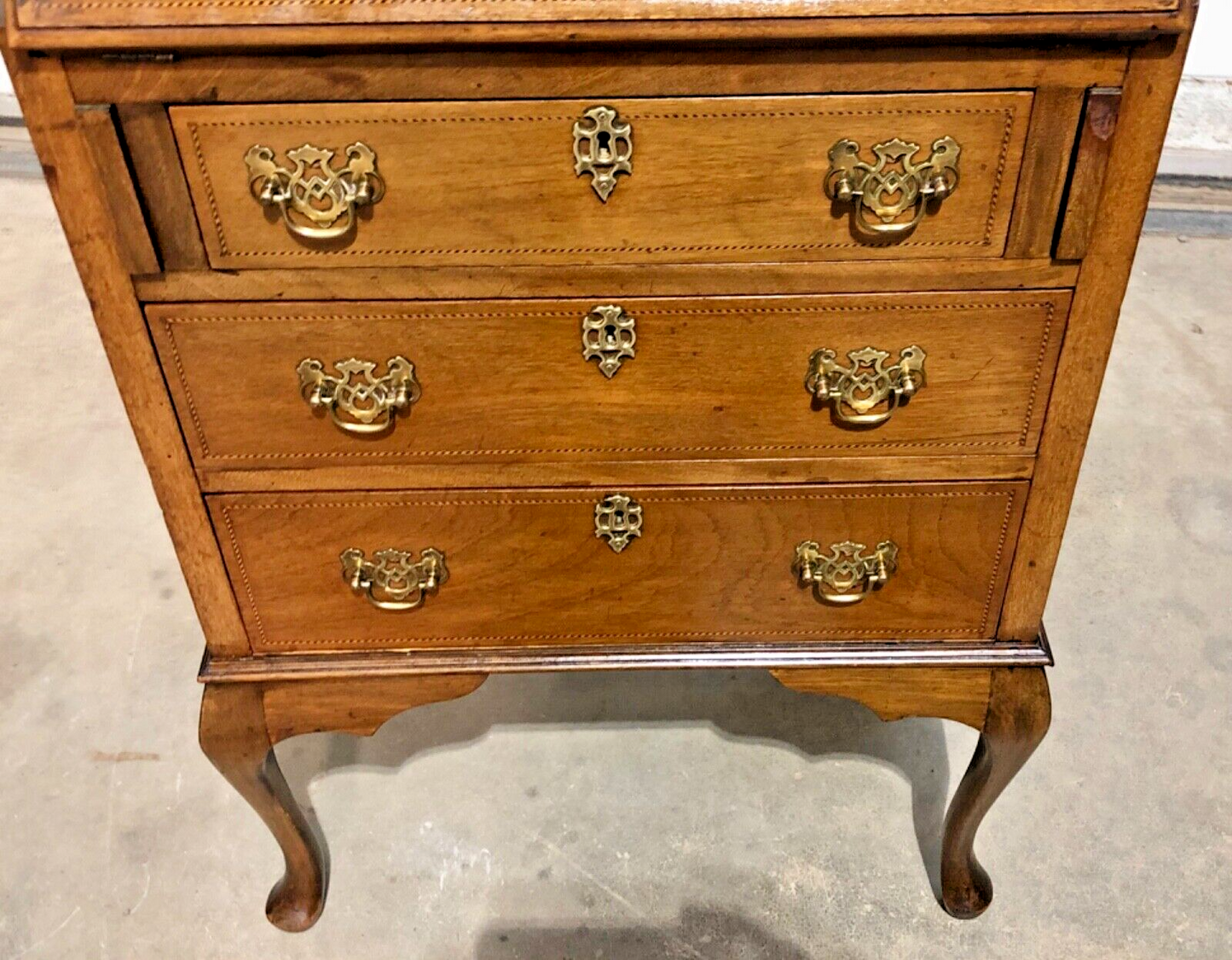 000871.....Handsome Small Mahogany Bureau / Writing Desk ( sold )