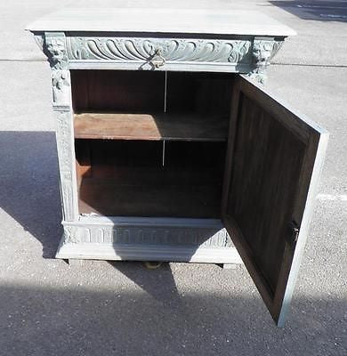 LATE 19th CENTURY CARVED OAK CUPBOARD / CABINET