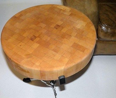 UPCYCLED DRUM TABLE