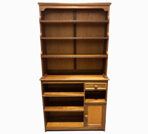 000886....Unique Vintage Walnut Bookcase Storage Unit( sold )