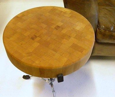 UPCYCLED DRUM TABLE