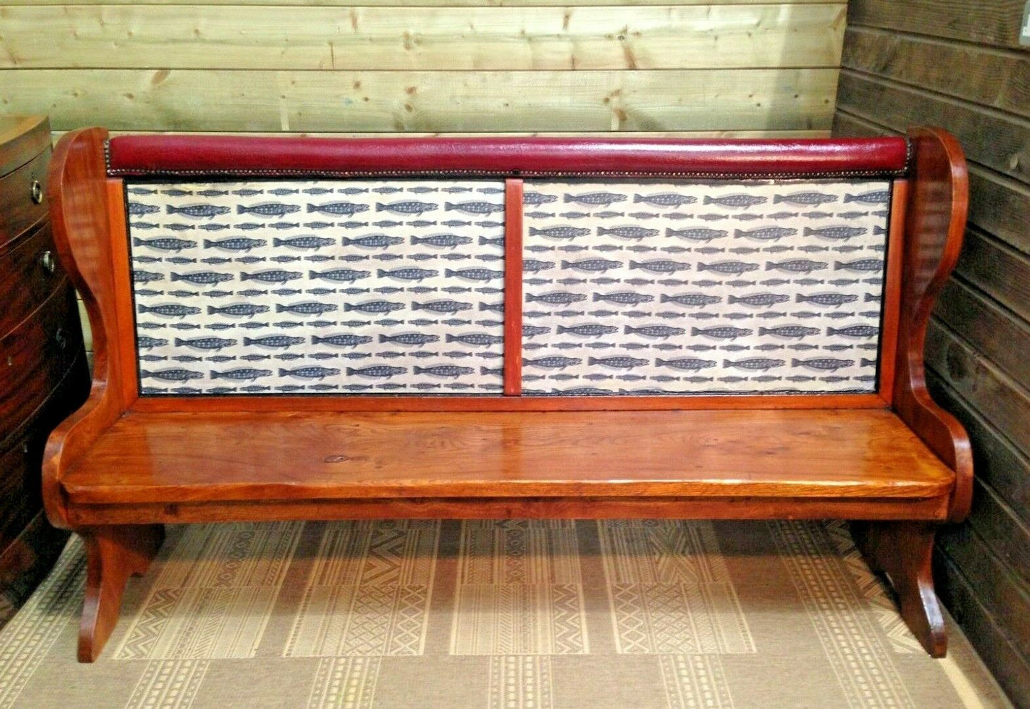 368.......Stunning Upcycled Settle Or Vintage Pew Bench ( SOLD )