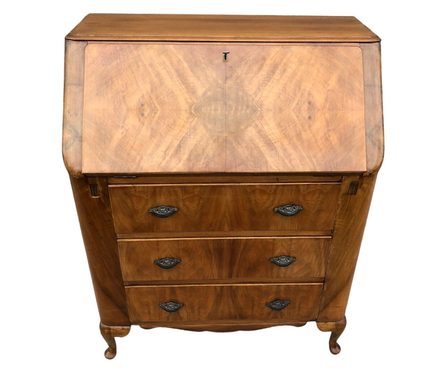 000895....Art Deco Walnut Bureau / Writing Desk ( sold )