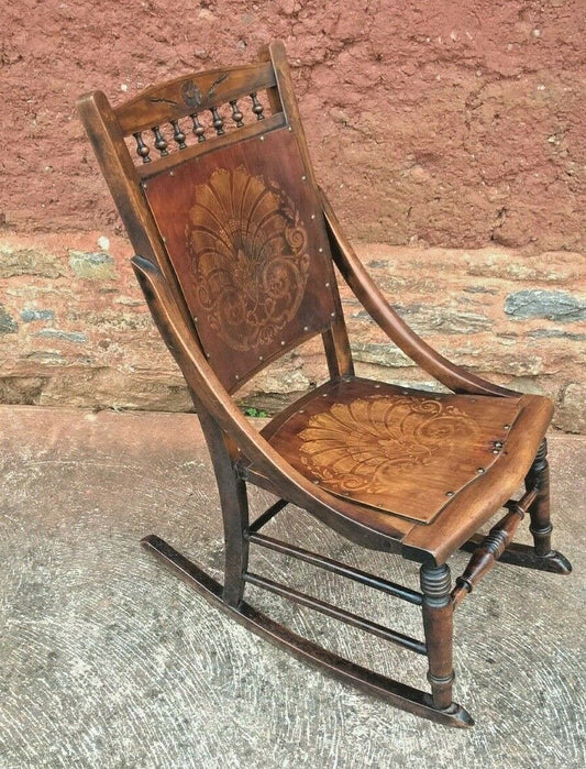 Gorgeous Vintage Rocking Chair / Edwardian Rocker ( sold )