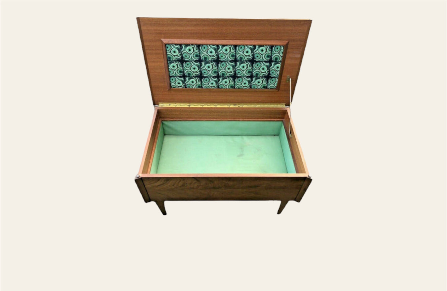 058.....Teak Retro Workbox / Sewing Box