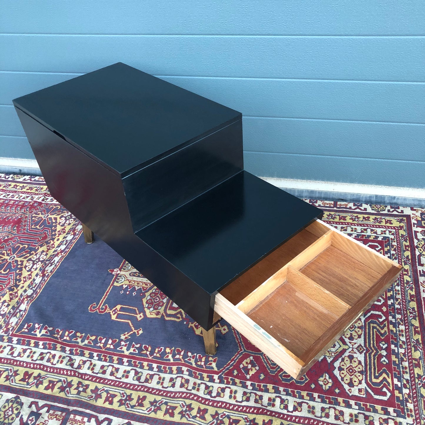 Stylish Retro Workbox / Upcycled Mid Century Sewing Box ( SOLD )