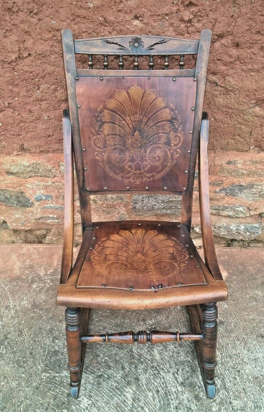 Gorgeous Vintage Rocking Chair / Edwardian Rocker ( sold )