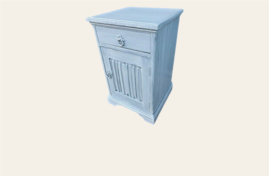 003.....Handsome Vintage Refinished Bedside Cabinet