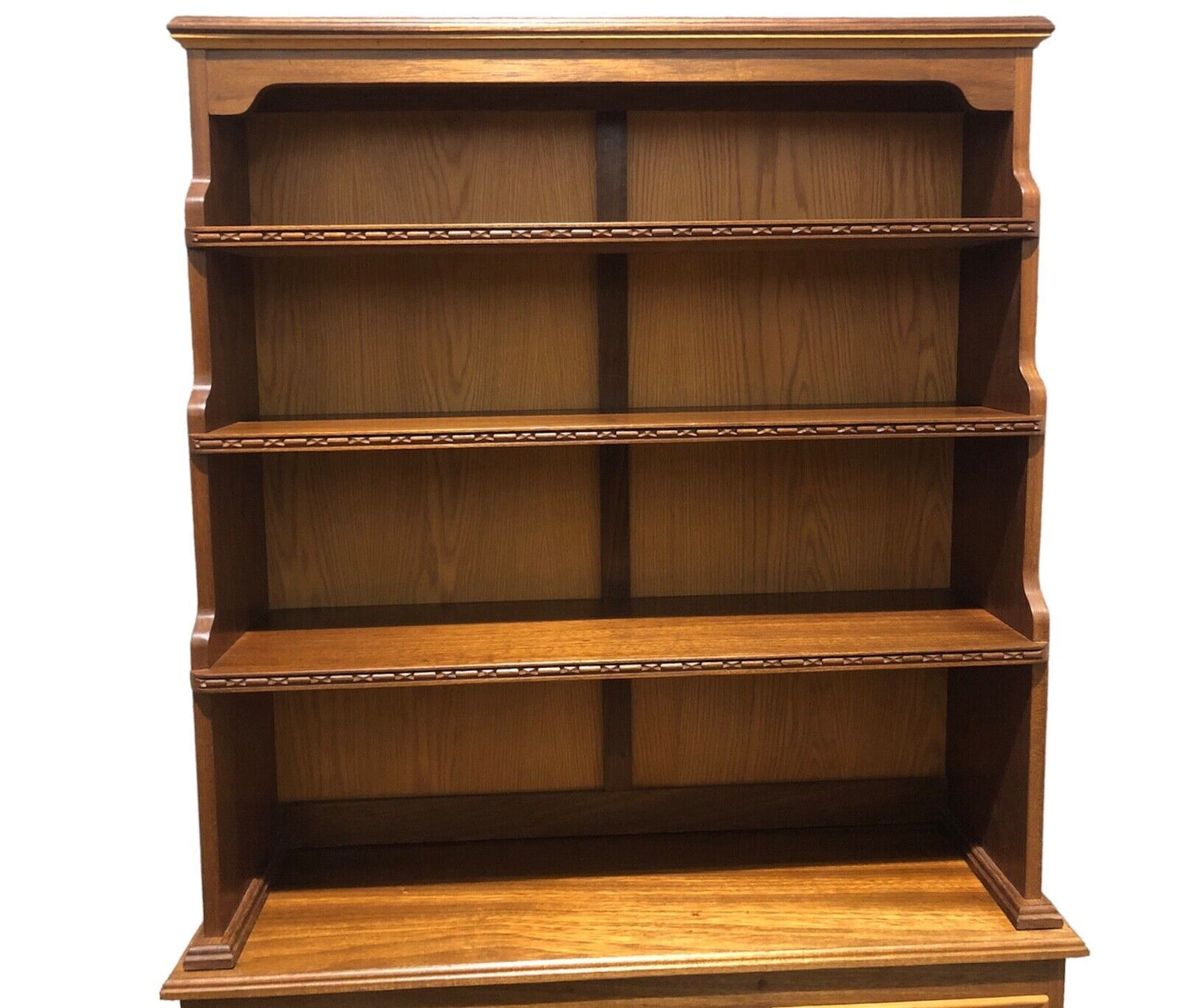 000886....Unique Vintage Walnut Bookcase Storage Unit( sold )