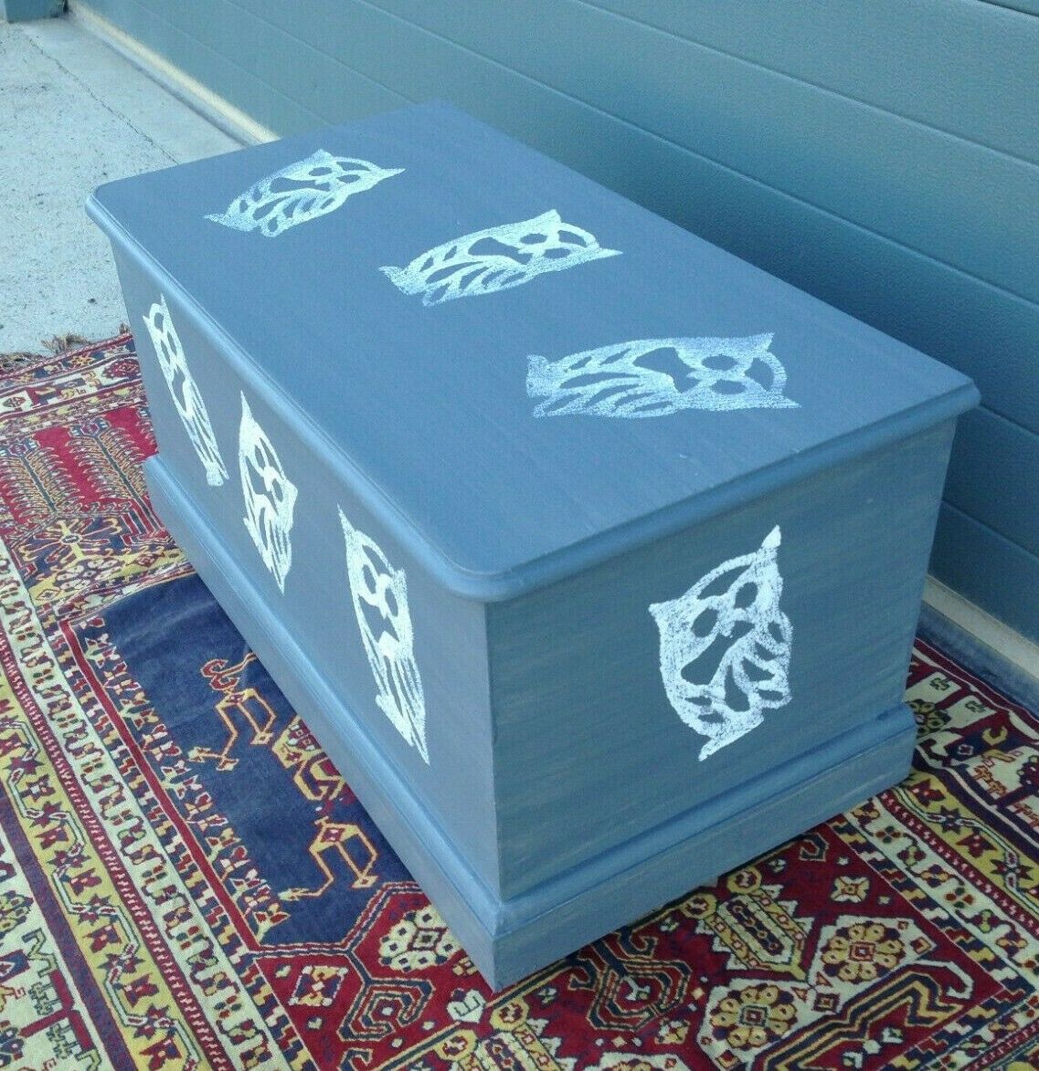 220.....Solid Pine Upcycled Blanket Chest / Upcycled Storage Chest ( SOLD )