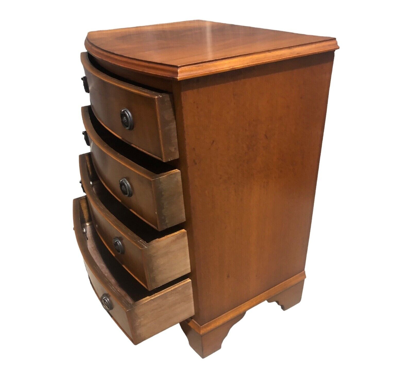 000888....Handsome Vintage Bedside Chest / Bedside Table ( sold )