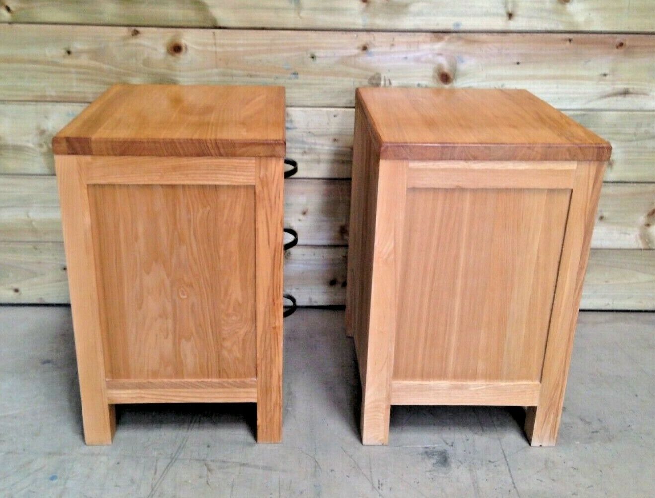 359.....Pair Of Bedside Chests, Bedside Cabinets Refinished In Art Deco Style ( SOLD )