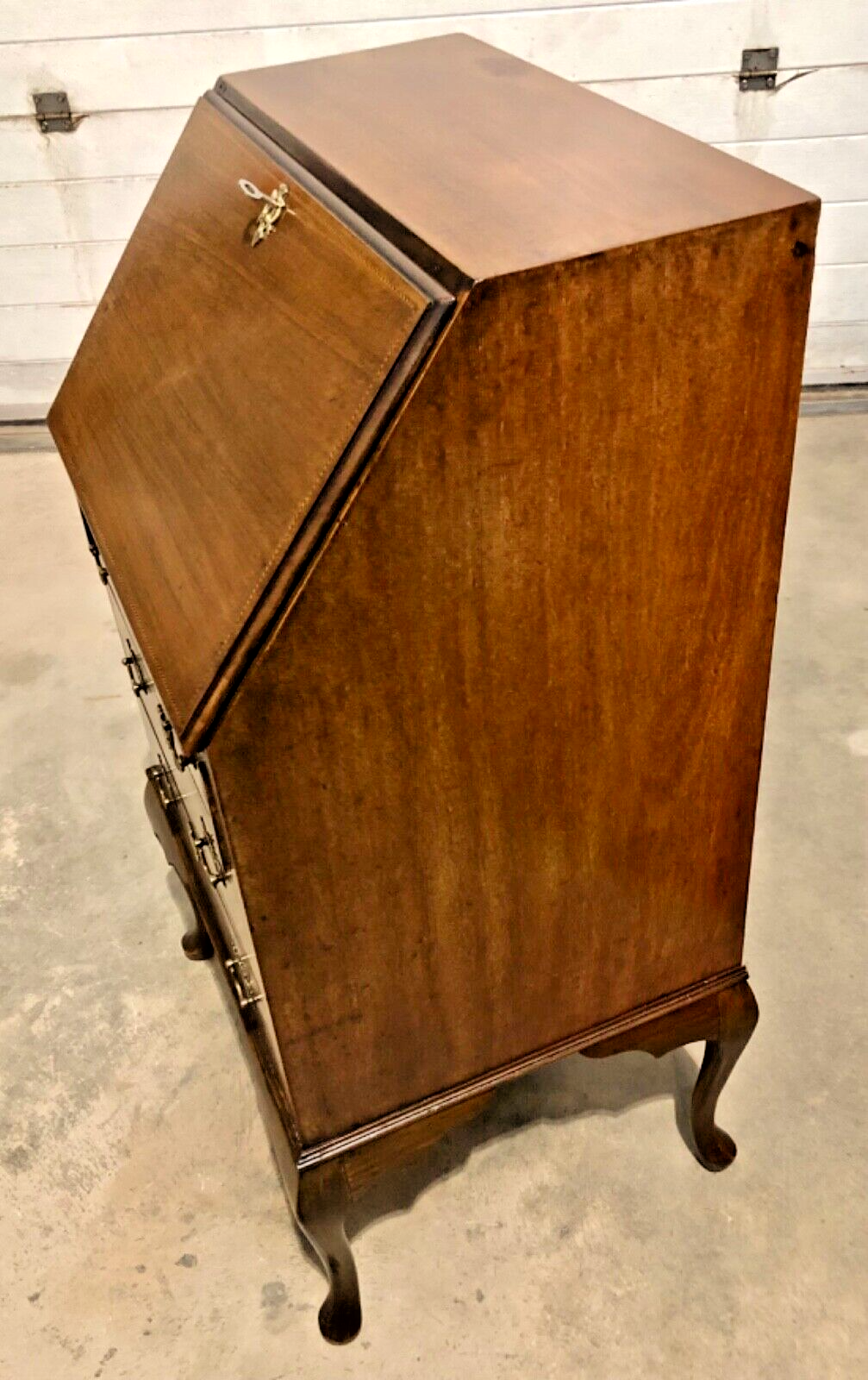 000871.....Handsome Small Mahogany Bureau / Writing Desk ( sold )