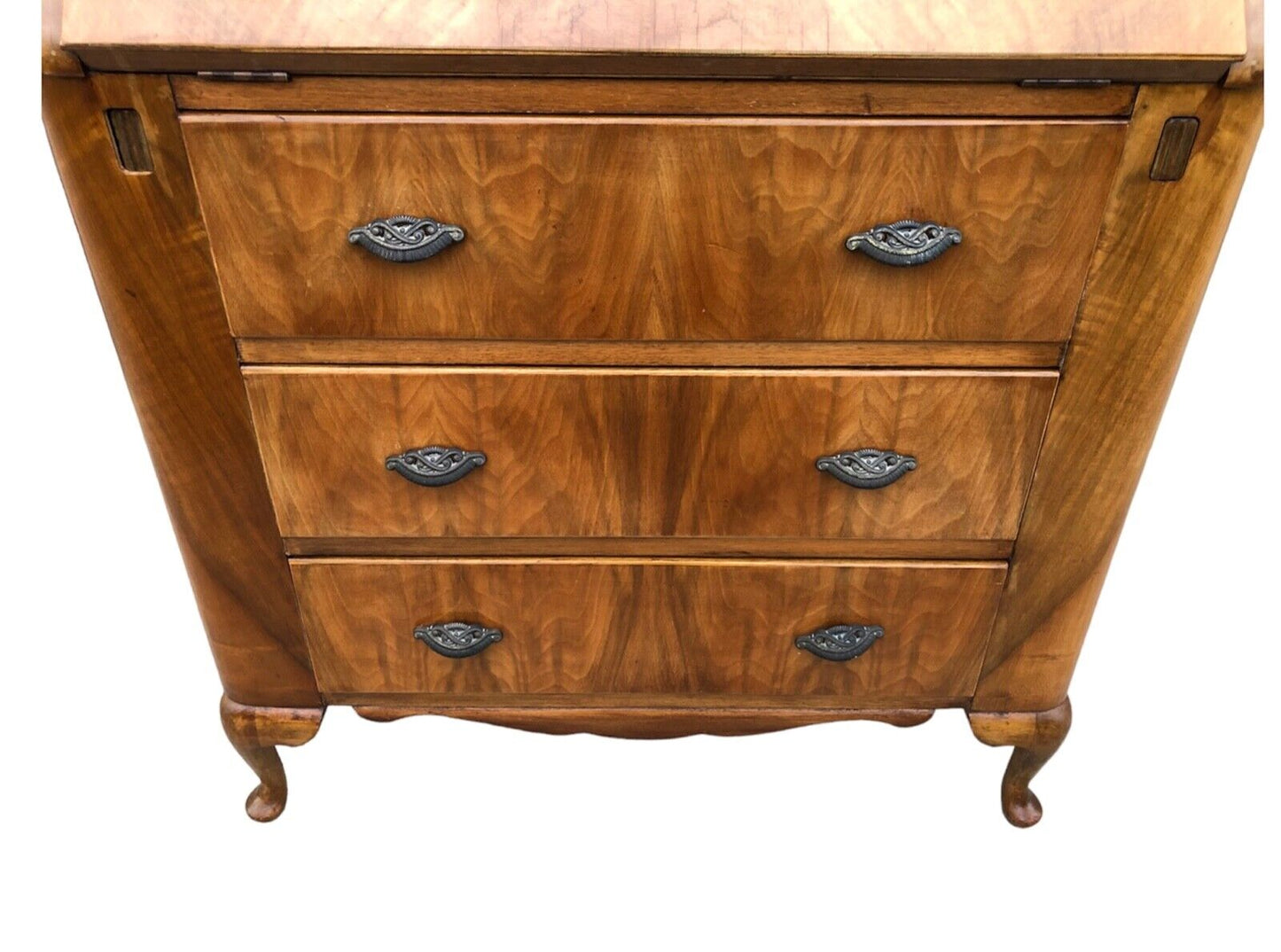 000895....Art Deco Walnut Bureau / Writing Desk ( sold )