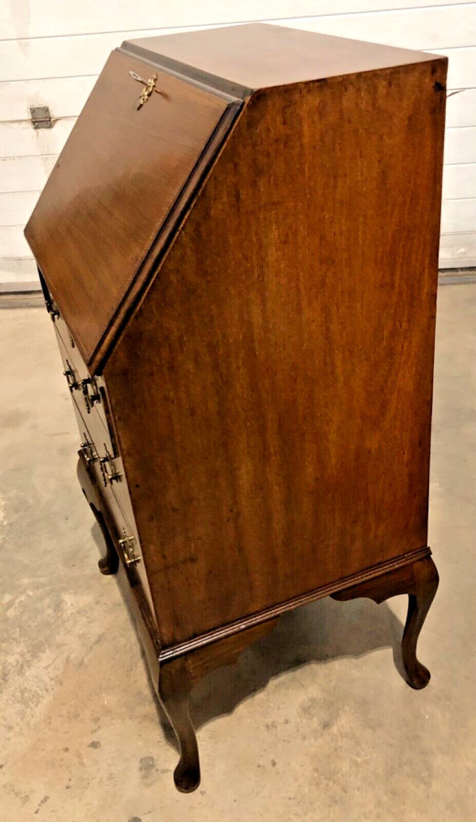 000871.....Handsome Small Mahogany Bureau / Writing Desk ( sold )