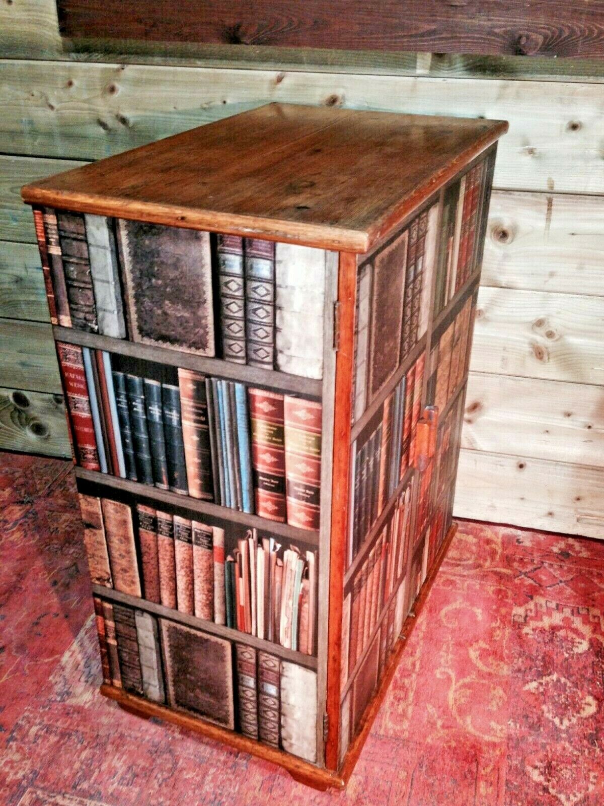 420.....Vintage Upcycled Record Cabinet / Oak Record Cabinet