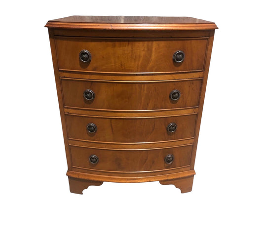 000888....Handsome Vintage Bedside Chest / Bedside Table ( sold )