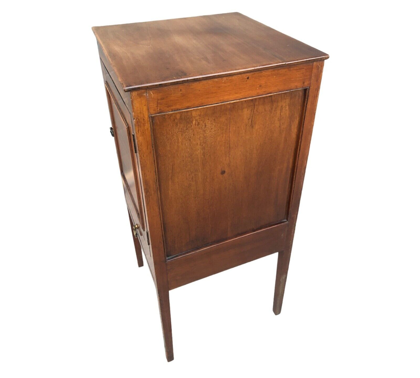 000896....Handsome Antique Mahogany Bedside Table / Nightstand ( sold )